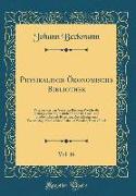 Physikalisch-Ökonomische Bibliothek, Vol. 16