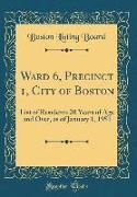 Ward 6, Precinct 1, City of Boston