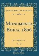 Monumenta Boica, 1806, Vol. 17 (Classic Reprint)