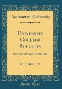 University College Bulletin