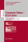 Computer Vision – ECCV 2018