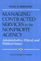 Managing Contracted Services in the Nonprofit Agency