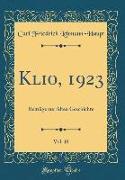 Klio, 1923, Vol. 18
