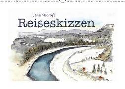 Reiseskizzenbuch (Wandkalender 2019 DIN A3 quer)