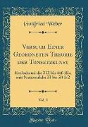 Versuch Einer Geordneten Theorie der Tonsetzkunst, Vol. 3