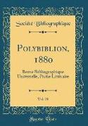 Polybiblion, 1880, Vol. 29