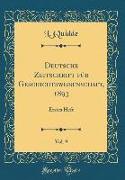 Deutsche Zeitschrift für Geschichtswissenschaft, 1893, Vol. 9