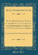 Thirty-Fifth Annual Report of the Board of Education of the Presbyterian Church in the United States of America