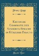 Kritische Grammatik der Sanskrita-Sprache in Kürzerer Fassung (Classic Reprint)