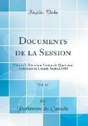 Documents de la Session, Vol. 13