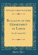 Bulletin of the Department of Labor