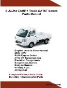 Suzuki Carry Truck Da16t Series Parts Manual