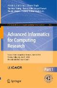 Advanced Informatics for Computing Research