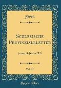Schlesische Provinzialblätter, Vol. 17