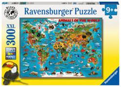 Tiere rund um die Welt - Puzzle mit 300 Teilen