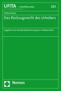 Das Rückzugsrecht des Urhebers