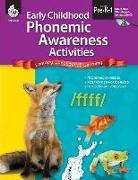 Early Childhood Phonemic Awareness Activities, Grades Pre-K-1: Literacy, Language, & Learning [With CDROM]