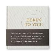 Here's to You - A Thank You Gift Book Filled with Quotes of Appreciation