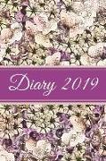 Diary 2019: Purple Floral