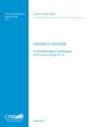 Sagesse Et Mystere: Une Etude Exegetico-Theologique de 1co 2,6-16 Et Ep 3,1-13