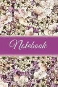 Notebook: Floral Purple