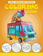 Cars Planes and Trucks Coloring Book