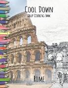 Cool Down - Adult Coloring Book: Rome