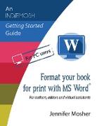 Format your book for print with MS Word®