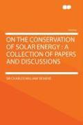 On the Conservation of Solar Energy