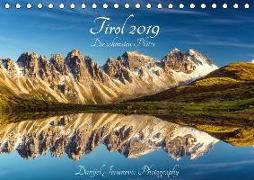 Tirol 2019 - die schönsten PlätzeAT-Version (Tischkalender 2019 DIN A5 quer)