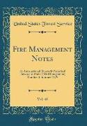 Fire Management Notes, Vol. 40: An International Quarterly Periodical Devoted to Forest Fire Management, Number 3, Summer 1979 (Classic Reprint)