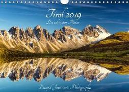 Tirol 2019 - die schönsten PlätzeAT-Version (Wandkalender 2019 DIN A4 quer)