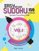 Easy Samurai Sudoku 100 Puzzles Vol.1: Sudoku Puzzle Easy 2018