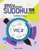 Easy Samurai Sudoku 100 Puzzles Vol.2: Sudoku Easy