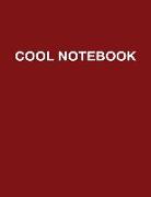 Cool Notebook: Extra Large, Maroon