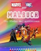 Marvel Gegen DC Malbuch Für Kinder Und Erwachsene