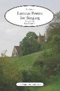 Famous Poems for Singing - Book Two: By Ivar Oksendal - The Anapta Songbook Series