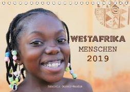 Westafrika Menschen 2019 (Tischkalender 2019 DIN A5 quer)