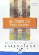 Informáticos Generalitat Valenciana. Grupos a y B Temario Bloque Específico Volumen 2