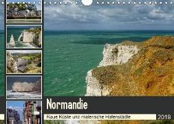 Normandie - Raue Küste und malerische Hafenstädte (Wandkalender 2019 DIN A4 quer)
