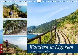 Wandern in Ligurien (Wandkalender 2019 DIN A4 quer)