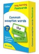 Common Exception Words Flashcards