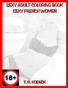 Sexy Adult Coloring Book Sexy French Women