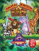 Animal Kingdom ABC Coloring Book: For Kids Ages 2+ (8.5x11)