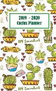 2019-2020 Cactus Planner: Monthly Planner 2019 - 2020