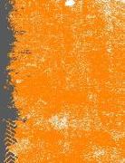 Smoke Gray and Orange: (8.5 X 11 Lined) Blank Grunge Team Color Notebook College Ruled