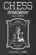 Chess Scorebook: 100 Games: A 60 Moves Score Notebook to Record Your Games, Wins and Strategies