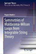 Symmetries of Maldacena-Wilson Loops from Integrable String Theory