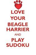 LOVE YOUR BEAGLE HARRIER AND PLAY SUDOKU BEAGLE HARRIER SUDOKU LEVEL 1 of 15