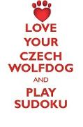 LOVE YOUR CZECH WOLFDOG AND PLAY SUDOKU CZECH WOLFDOG SUDOKU LEVEL 1 of 15